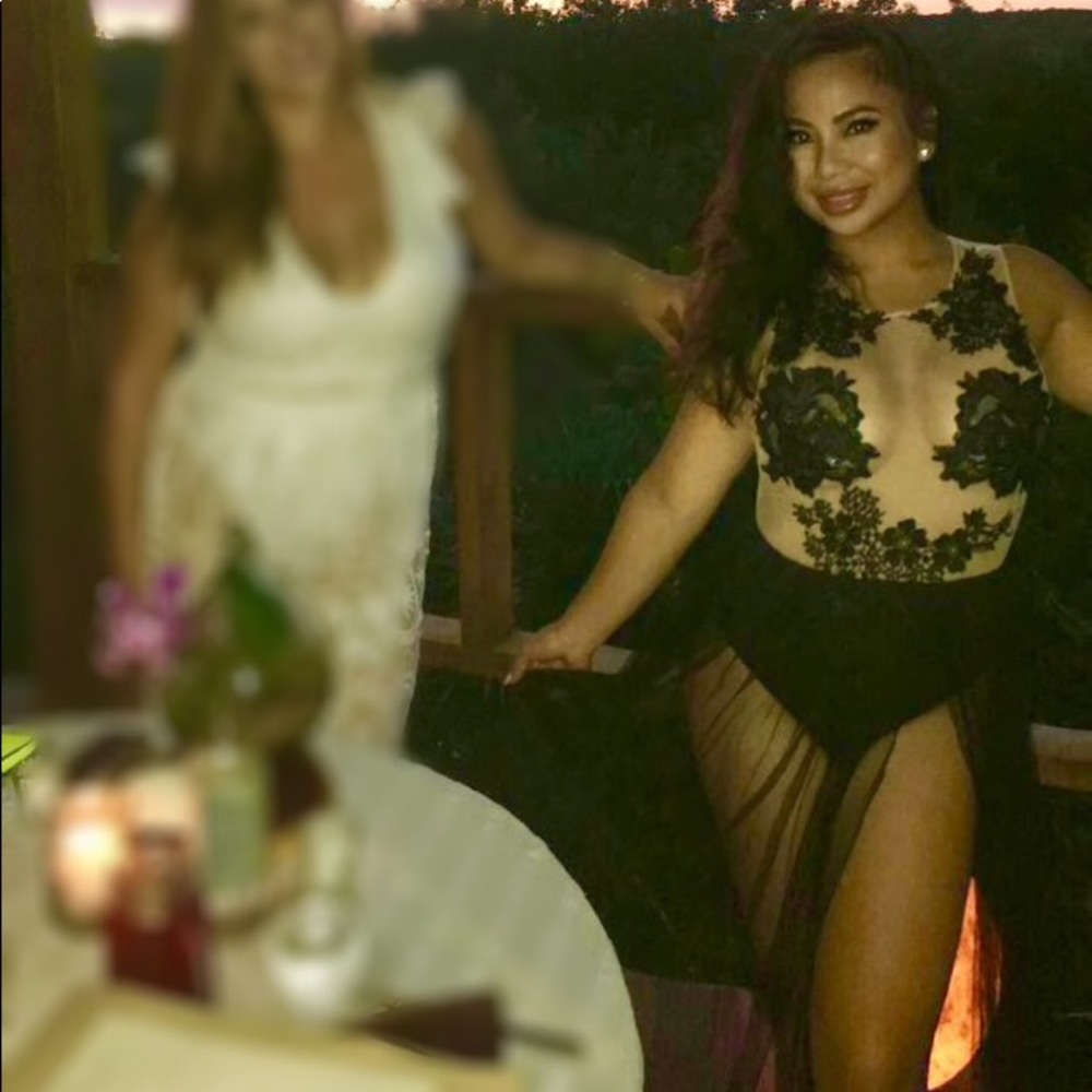 Black Mesh Wanderlust Dress